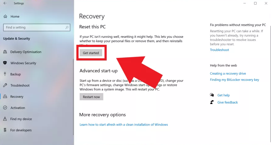 How to Factory Reset Your Windows PC 