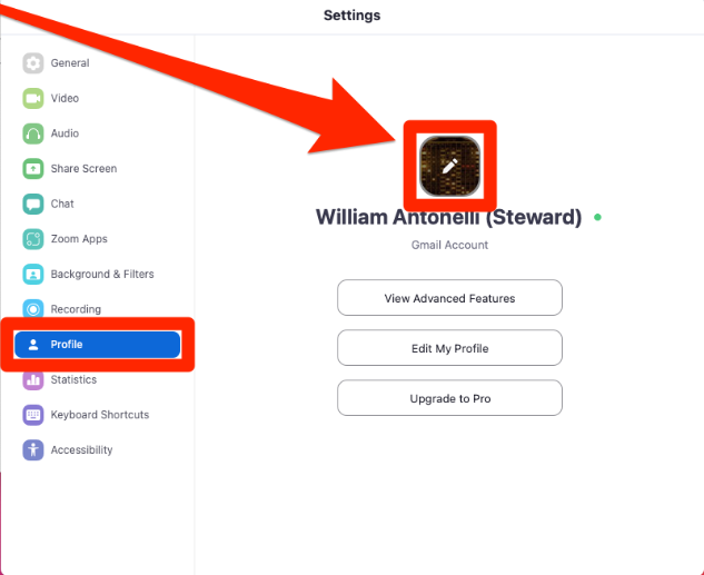 How to Change your Zoom Profile Picture on Desktop