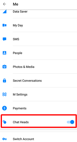 How to Disable Facebook Messenger’s Chat Heads on Android