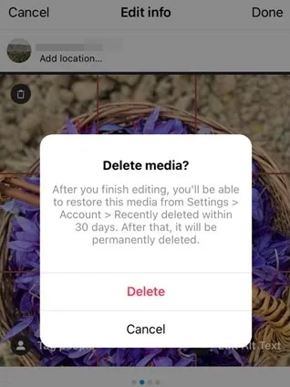 How to Delete One Photo from a Carousel Post or Stories on Instagram