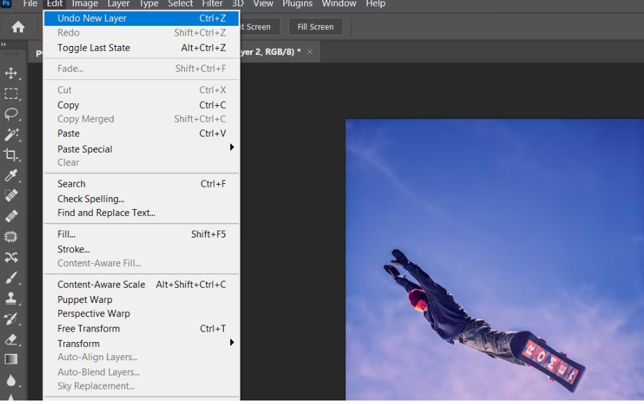 How To Undo in Photoshop