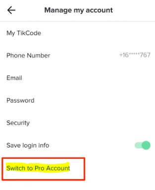 How to Get a TikTok Pro Account