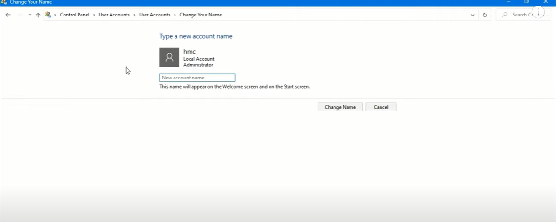 How To Change Administrator Name on Windows 10