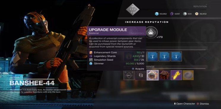 How To Get and Use Upgrade Modules in Destiny 2