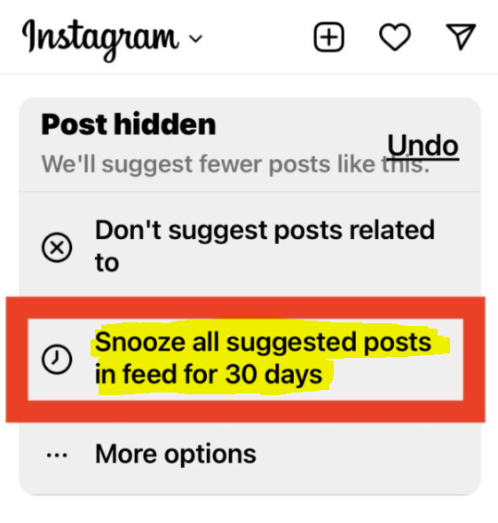 How to Hide Suggested Posts on Instagram