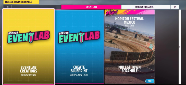 How to Unlock the Event Lab in Forza Horizon 5