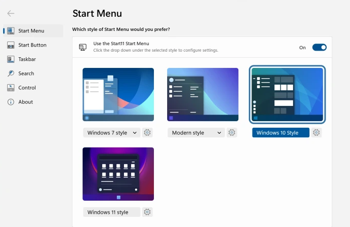 How to Create a Windows 10-like Start menu on Windows 11