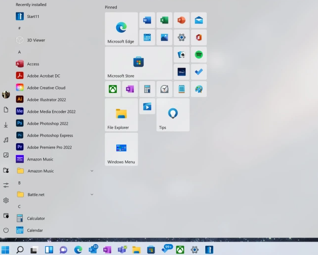 How to Create a Windows 10-like Start menu on Windows 11