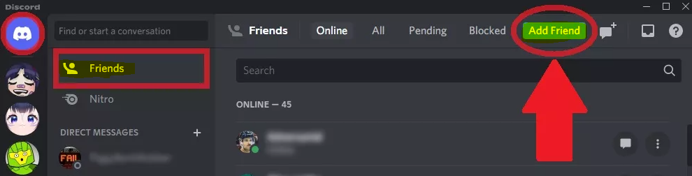 How to Add Friends on Discord on Desktop