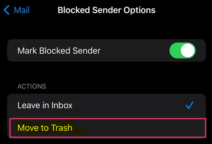 How to Block Emails in the Mail app on iPhone