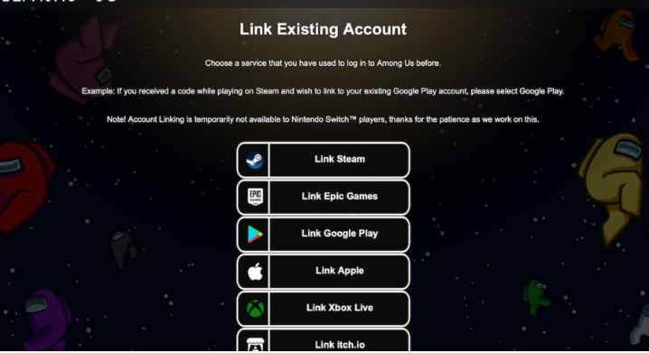 How to Link Your Among Us Accounts