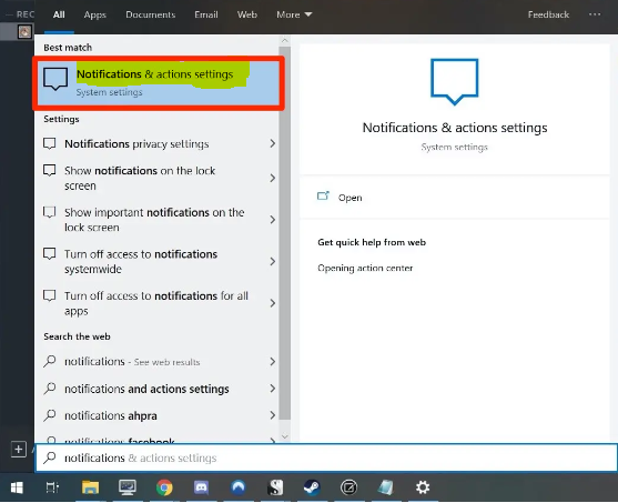 How to Turn Off Notifications on Windows 10
