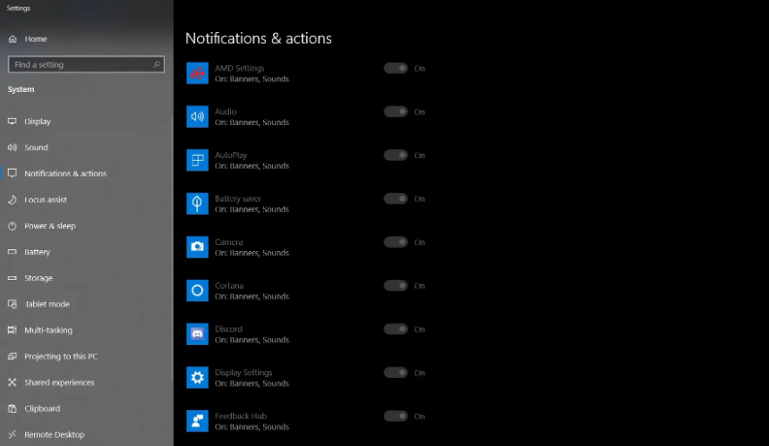 How to Turn Off Notifications on Windows 10