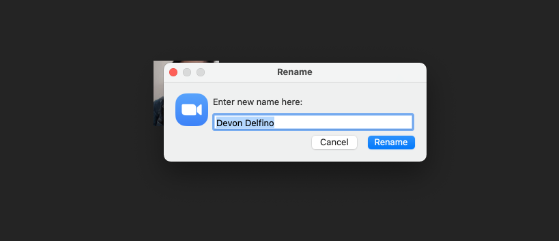 How to Change Your Name on Zoom During a Meeting
