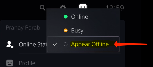 How to Appear Offline on PS5