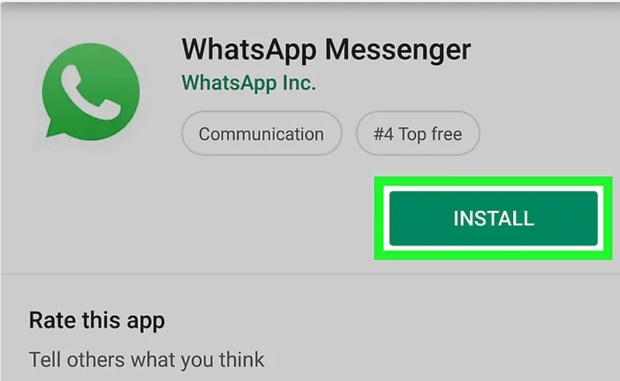 Висит whatsapp. Обучение WHATSAPP.