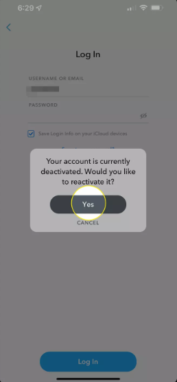 How to Reactivate Your Snapchat Account