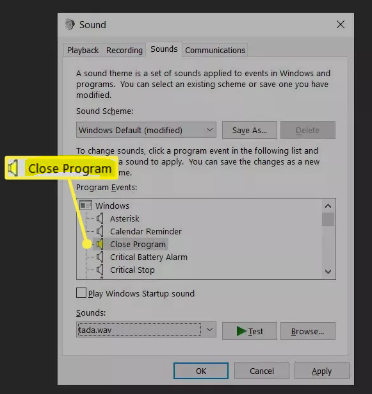 How to Set a Mouse Click Sound in Windows 10