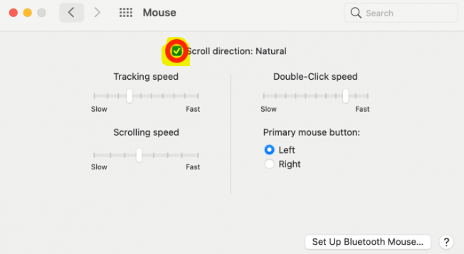 How to Change Scroll Direction on Mac