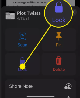 How to Lock Notes on iPhone