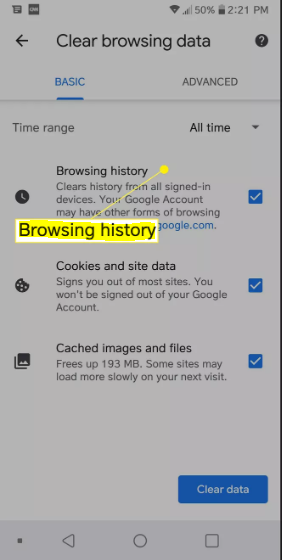 How to Delete Chrome Search History On Android