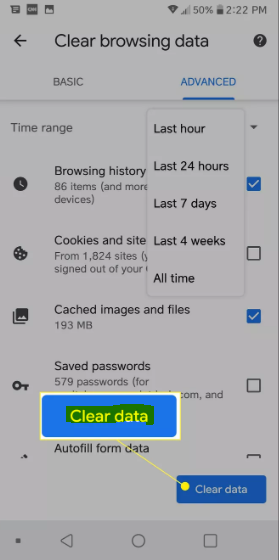 How to Delete Chrome Search History On Android