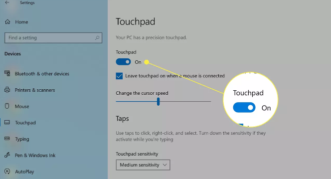 How to Unlock the Touchpad on an HP Laptop