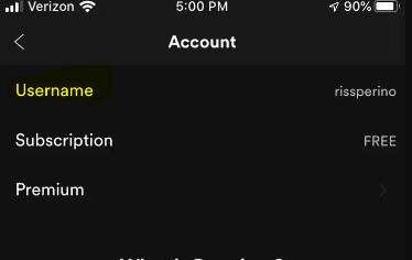 How to Find your Spotify Username on a Mobile Device