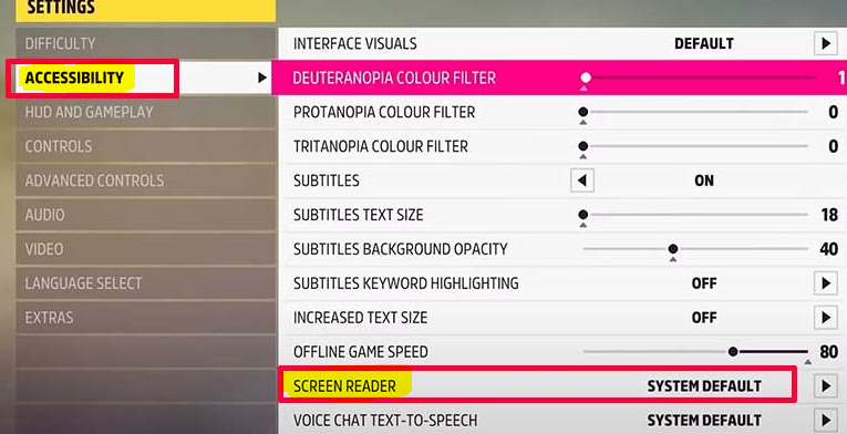 How to Turn Off the Narrator in Forza Horizon 5