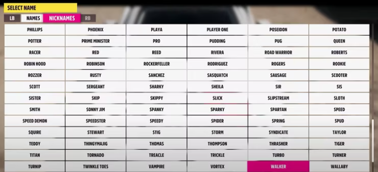 How to Change Name in Forza Horizon 5