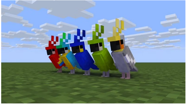 How to Get a Parrot Off Your Shoulder in Minecraft