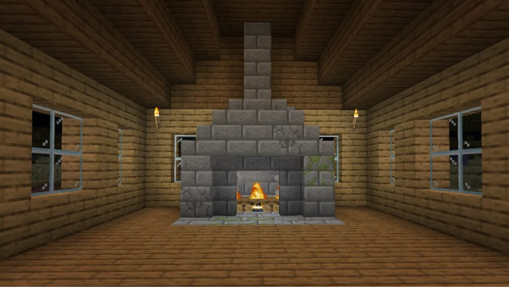 How to Make a Fireplace in Minecraft