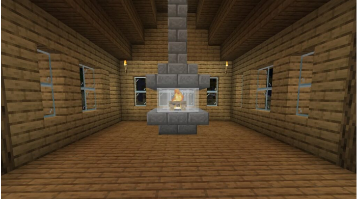 How to Make a Fireplace in Minecraft