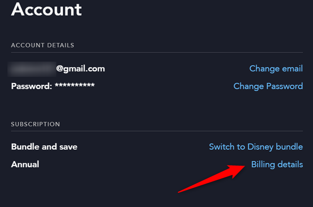 How to Update Your Disney+ Billing information