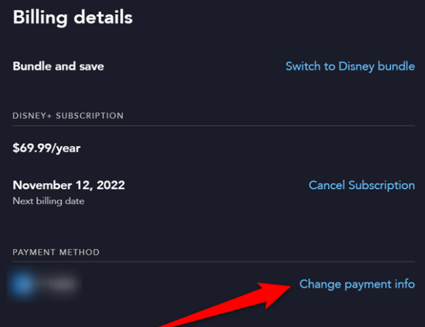 How to Update Your Disney+ Billing information