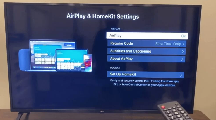 How to AirPlay Apple TV to LG Smart TV