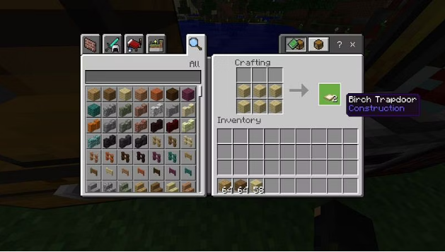 How to Make a Trapdoor in Minecraft