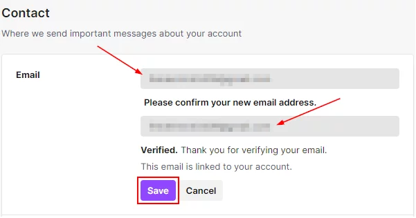 How to Change your Email Address on Twitch on Desktop