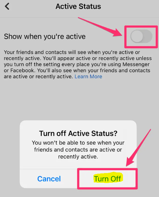 How to Turn Off Active Status In the Facebook Mobile App