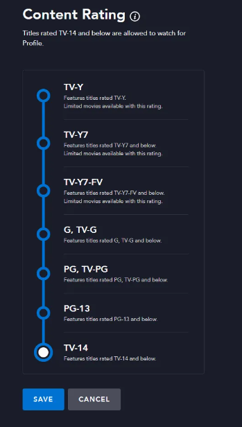 How to Change the Rating on Disney Plus