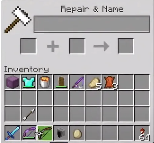 How to Repair a Bow in Minecraft With an Anvil