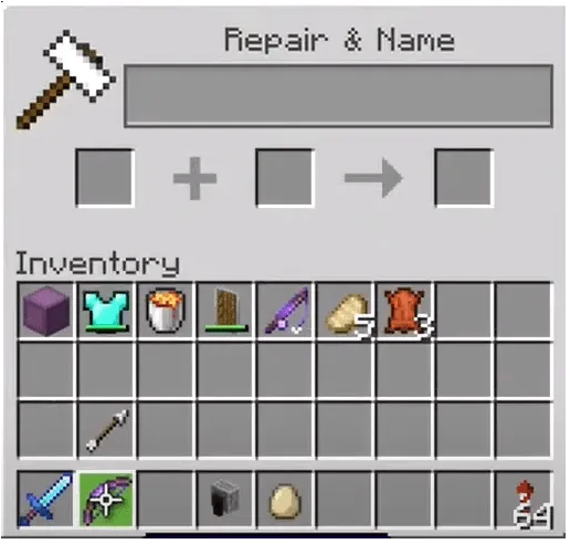 How to Repair a Bow in Minecraft With an Anvil