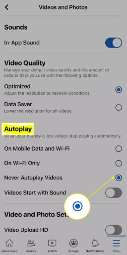 How to Turn Off Autoplay on the Facebook on Android and iOS