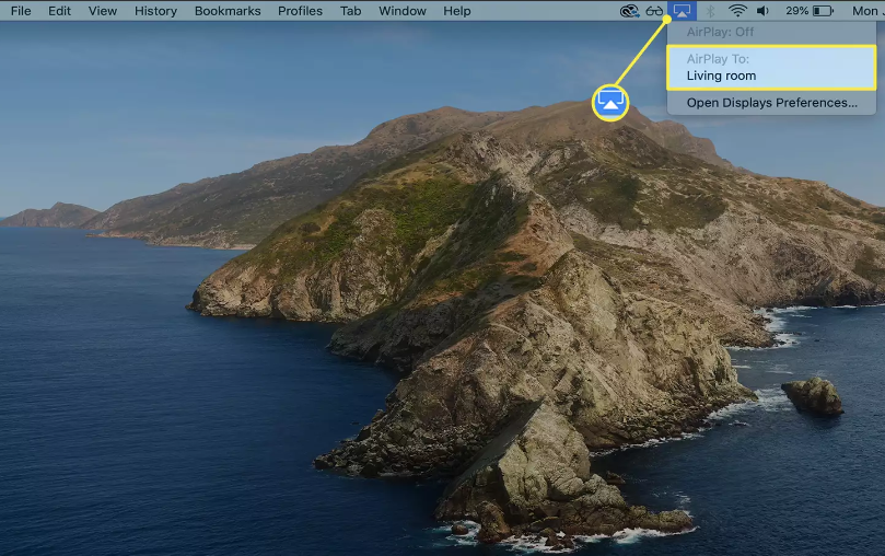 How to AirPlay From a Mac to a TV