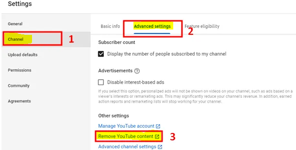 How to Make YouTube Channel Private