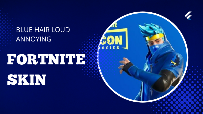 Blue Hair Loud Annoying Fortnite Skin