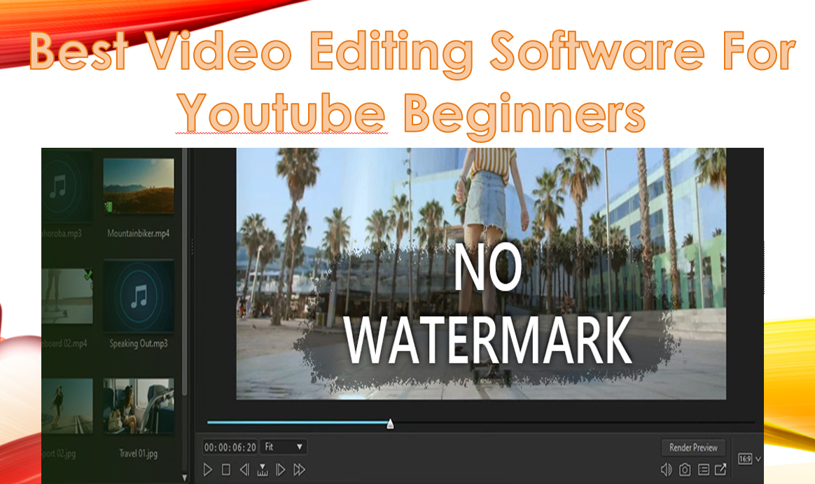 best video editing software for youtube beginners without watermark