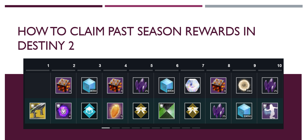 How to Claim Past Season Rewards in Destiny 2