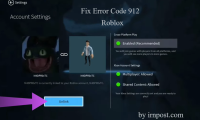 how to fix error code 912 on roblox xbox one