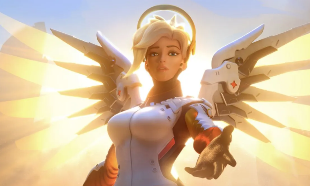 How to Super Jump While Playing as Mercy in Overwatch 2